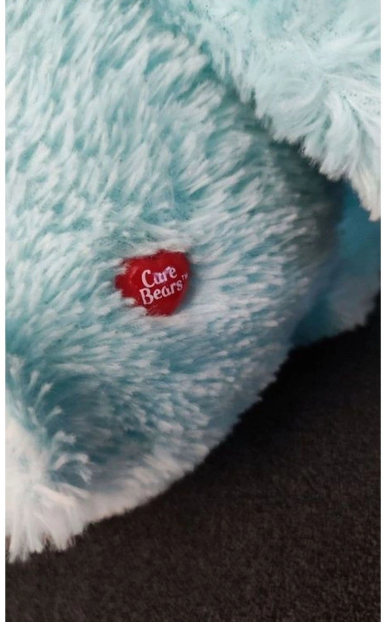 Peluche Bisounours Vintage Phosphorescent Bleu Lune – photo 5